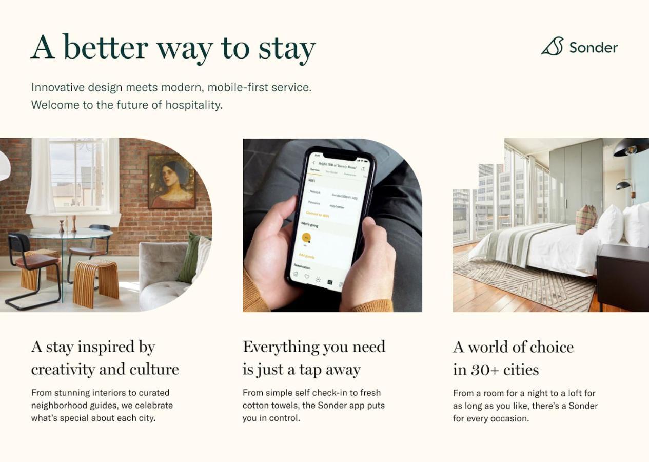 Sonder The Essex Aparthotel Denveri nemzetközi repülőtér Kültér fotó
